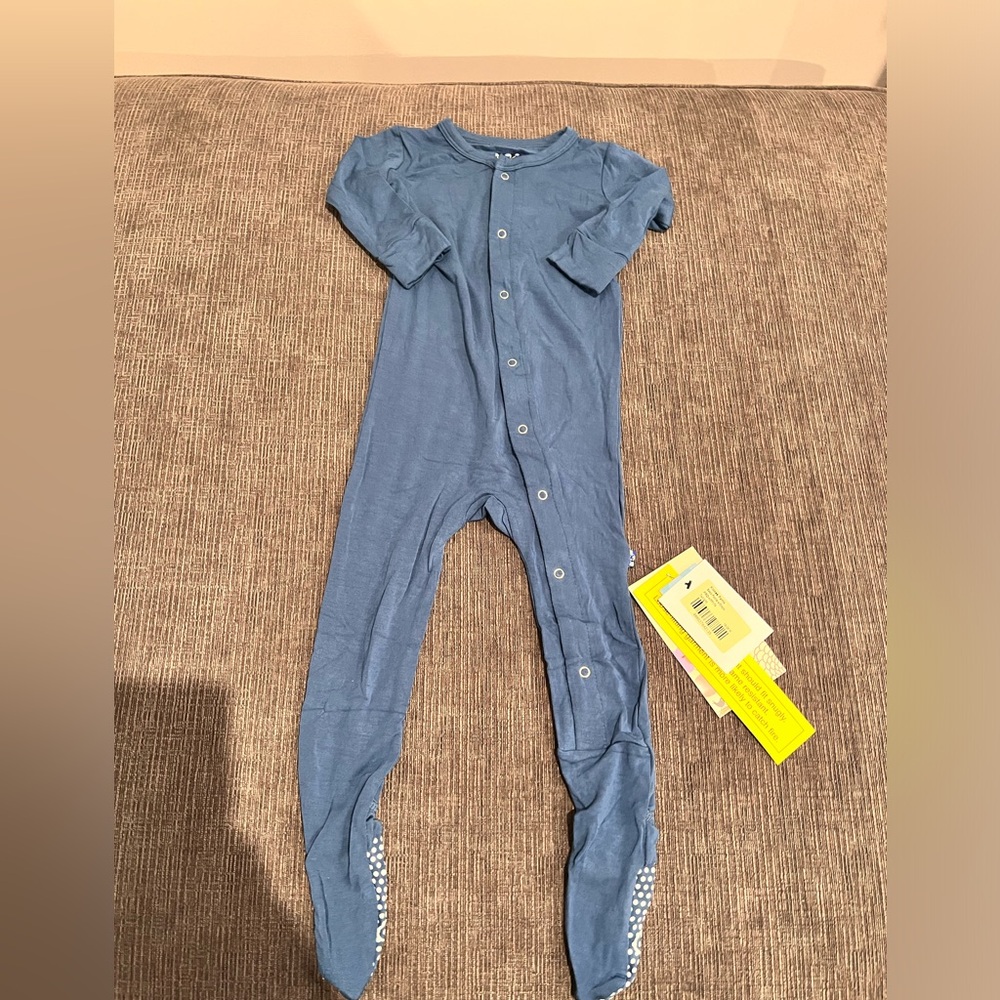 KICKEE PANTS NWT BLUE PAJAMA